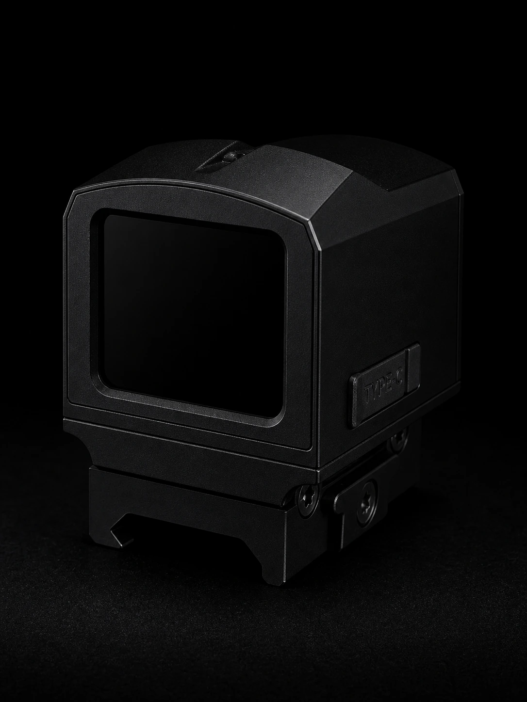 Rubicon R2 rear three-quarter showing the display and USB-C port