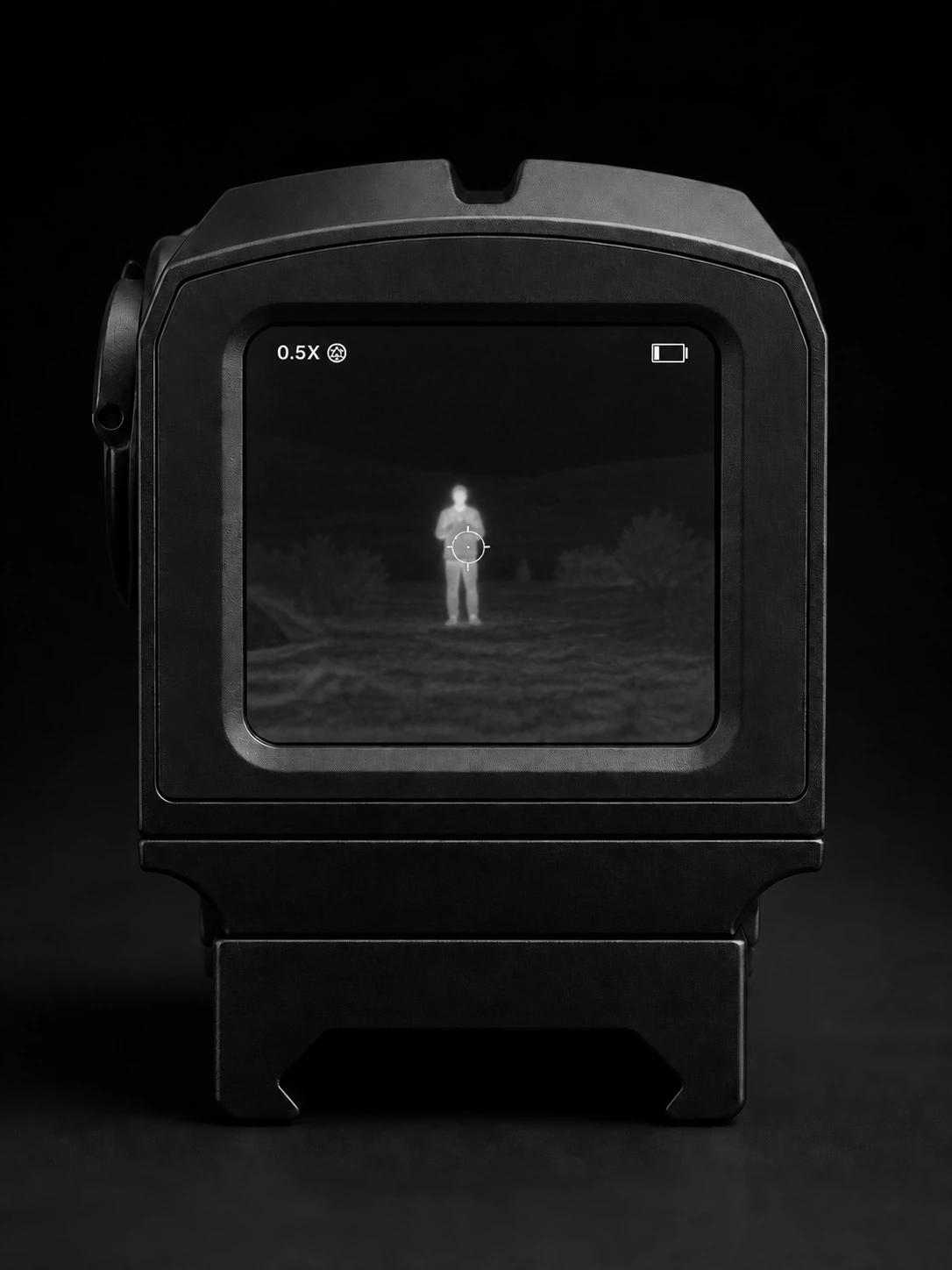 Rubicon R2 screen shown in the White Hot thermal palette
